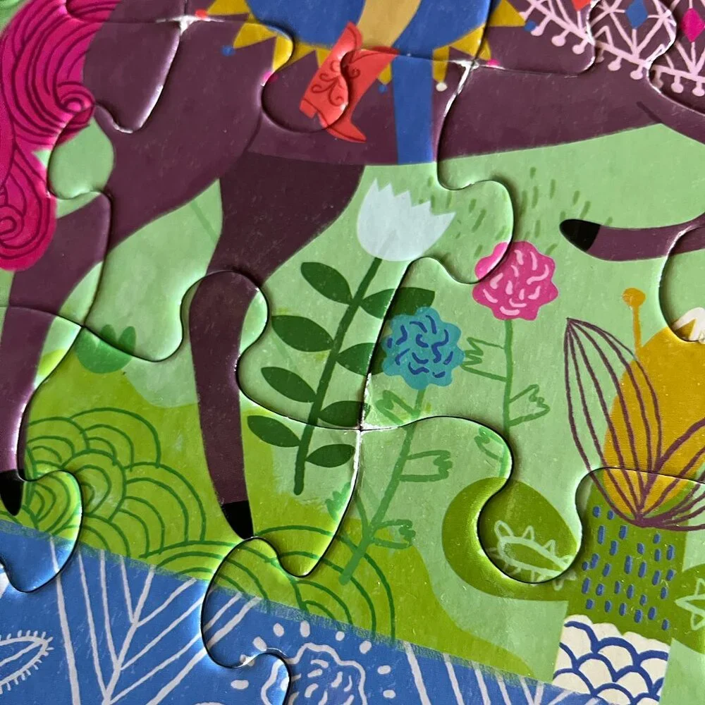 Mudpuppy horses and mermaids cube puzzles